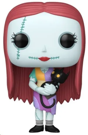 PESADILLA ANTES DE NAVIDAD FIGURA POP! VINYL SALLY CON GATO 9 CM