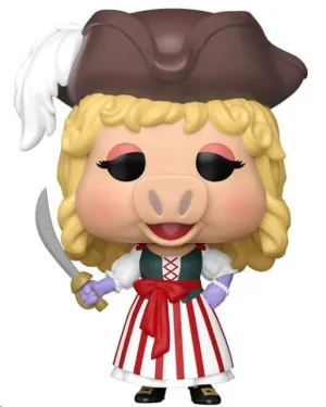 LOS TELEÑECOS EN LA ISLA DEL TESORO FIGURA POP! MOVIES VINYL MISS PIGGY 9 CM