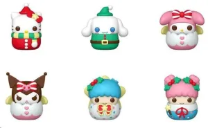 SANRIO FIGURAS POCKET POP! VINYL SNOWBALLS SORPRESA NAVIDAD 4CM