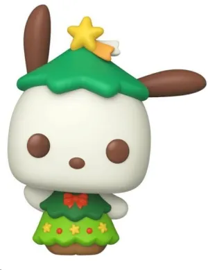 SANRIO FIGURA POP! VINYL POCHACCO MERRY MARKET NAVIDAD 9 CM