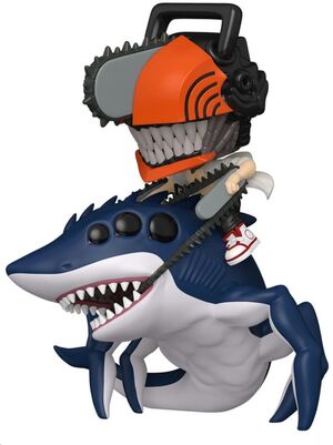 RIDE (DELUXE) POP! VINYL FIGURA CHAINSAW MAN & BEAM 13CM