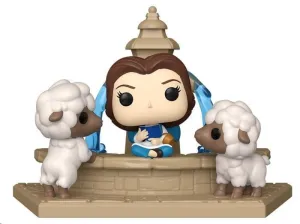 LA BELLA Y LA BESTIA POP! MOMENT VINYL FIGURAS BELLE EN LA FUENTE 15 CM