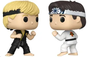 KARATE KID POP! MOVIES VINYL FIGURAS JOHNNY & DANIEL 9 CM