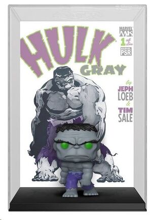 MARVEL POP! COMIC COVERS VINYL FIGURA GRAY HULK 9 CM