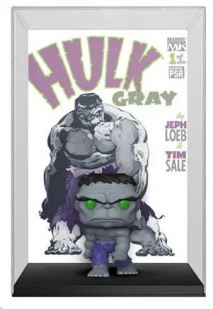 MARVEL POP! COMIC COVERS VINYL FIGURA GRAY HULK 9 CM