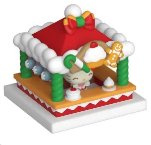 HELLO KITTY BITTY POP! TOWNS VINYL FIGURA HELLO KITTY AND MERRY MARKET NAVIDAD