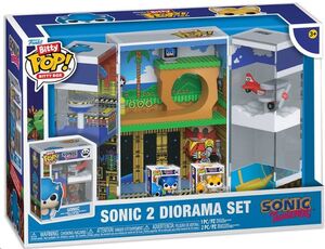 SONIC 2 BITTY POP! BOXES VINYL FIGURA DIORAMA SET