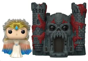 MASTERS DEL UNIVERSO MOVIE 2026 FIGURA POP! TOWN VINYL SORCERESS CON CASTILLO GRAYSKULL 9 CM
