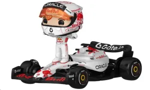 FÓRMULA 1 POP! RIDES SUPER DELUXE VINYL FIGURA VERSTAPPEN (WHITE) 15 CM
