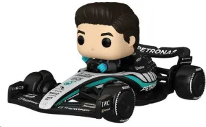 FÓRMULA 1 POP! RIDES SUPER DELUXE VINYL FIGURA MERCEDES BENZ GEORGE RUSSELL 15 CM