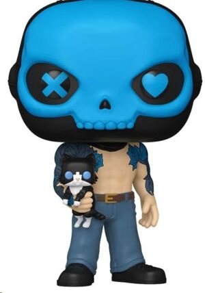 INTO THE DARKNESS POP! BOOKS VINYL FIGURAS JOSH HAMMOND WITH FRED 9 CM