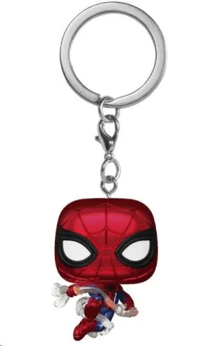 SPIDERMAN: BRAND NEW DAY POCKET POP! VINYL LLAVERO EFECTO METALICO 4 CM