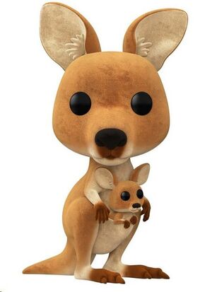 FIGURA POP! FLOCKED VINYL KANGURO 9CM