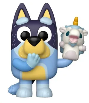 BLUEY FIGURA POP! VINYL BANDIT WITH UNICORSE 10 CM