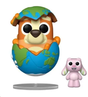 BLUEY FIGURA POP! VINYL  BUDDY SLEEPYTIME BINGO WITH FLOPPY BUNNY 10 CM
