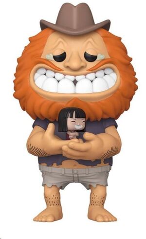 ONE PIECE SUPER SIZED POP! ANIMATION VINYL FIGURA SAUL CON NICO ROBIN 15 CM