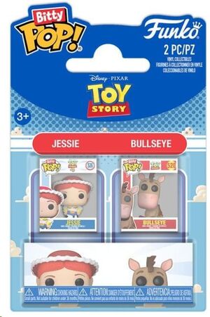 TOY STORY BITTY POP! VINYL FIGURAS JESSIE & BULLSEYE 2 CM