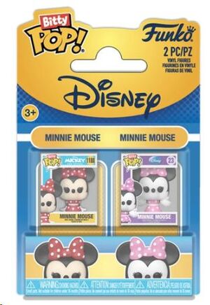 DISNEY FUNKO BITTY POP! PACK 2 MINIFIGURAS MINNIE MOUSE