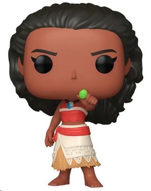 DISNEY MOANA FIGURA POP! GLOW VINYL MOANA WITH HEART OF TE FITI 9CM