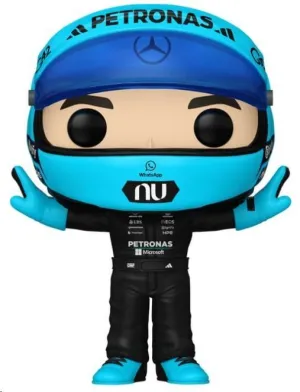 FORMULAR 1 POP! RACING VINYL FIGURA MERCEDES BENZ GEORGE RUSSELL T-POSE 9 CM