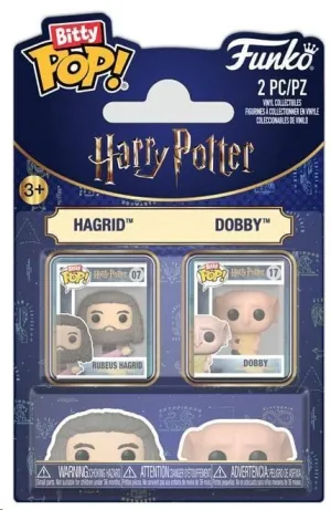 HARRY POTTER PACK DE 2 FIGURAS BITTY POP! VINYL HAGRID & DOBBY 2 CM