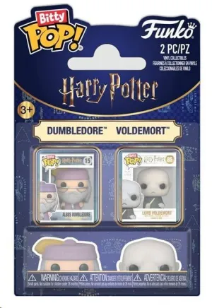 HARRY POTTER PACK DE 2 FIGURAS BITTY POP! VINYL DUMBLEDORE/VOLDEMORT 2 CM