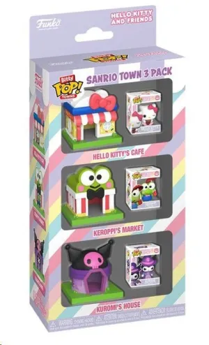 SANRIO BITTY POP! TOWNS VINYL PACK DE 3 FIGURAS SANRIOTOWN