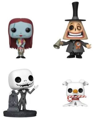 PESADILLA ANTES DE NAVIDAD FIGURAS POP! DISNEY VINYL PACK 4 FIGURAS BUNDLE 9 CM