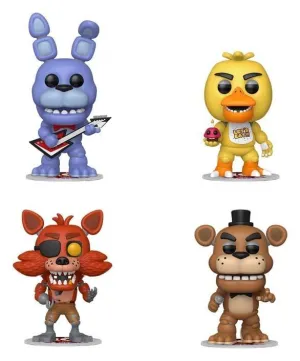FIVE NIGHTS AT FREDDY'S FIGURAS POP! VINYL 4-PACK BUNDLE 9 CM