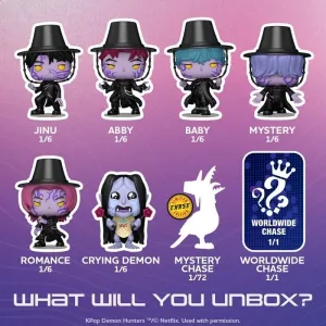 KPOP DEMON HUNTERS FIGURA POP! VINYL 9 CM CAJA SORPRESA