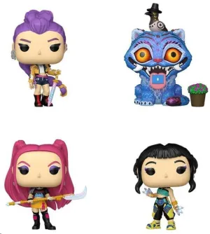 KPOP DEMON HUNTERS POP! VINYL PACK DE 4 FIGURAS
