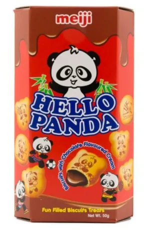 GALLETAS MEIJI HELLO PANDA RELLENAS DE CREMA DE CHOCOLATE