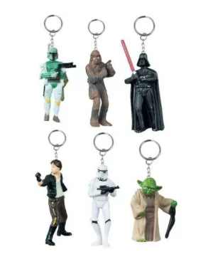 STAR WARS LLAVEROS 5 CM MYSTERY EGGS (6 MODELOS DIFERENTES)                