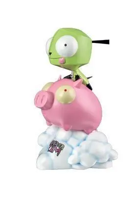 INVADER ZIM ESTATUA 23 CM GIR ON PIG                                       