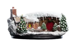 EL HOBBIT UN VIAJE INESPERADO ESTATUA CALLE DE BOLSÓN DE TIRADA 35 CHRISTMAS EDITION 7 CM