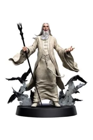 EL SEÑOR DE LOS ANILLOS FIGURES OF FANDOM ESTATUA PVC SARUMAN THE WHITE 26 CM