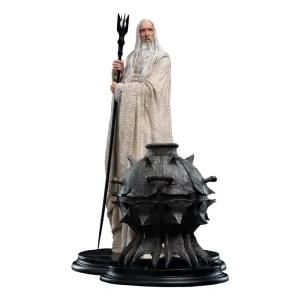 EL SEÑOR DE LOS ANILLOS ESTATUA 1/6 SARUMAN AND THE FIRE OF ORTHANC (CLASSIC SERIES) HEO EXCLUSIVE 33 CM