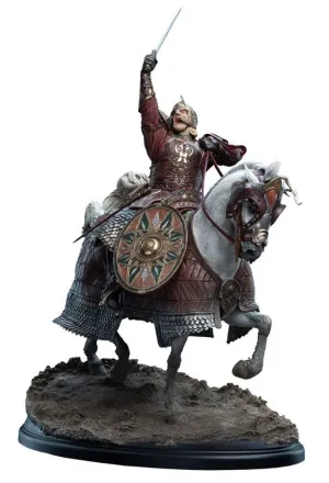 EL SEÑOR DE LOS ANILLOS ESTATUA 1/6 KING THEODEN ON SNOWMANE 60 CM
