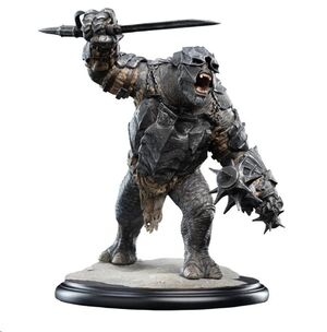 EL SEÑOR DE LOS ANILLOS ESTATUA OLOG-HAI OF THE BLACK GATE 14 CM