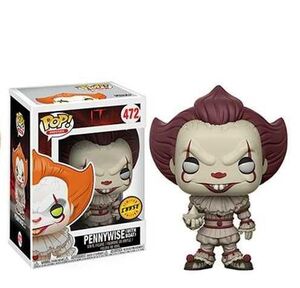 IT FIGURA 9 CM PENNYWISE (WITH BOAT) VINYL POP CHASE EDITION               