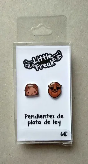 LITTLEFREAK. PAR PENDIENTES GALAXIA CHICO 1 / PERSONAJE 3 LITTLEFREAK. PAR PENDIENTES GALAXIA CHICO 1 / PERSONAJE 3