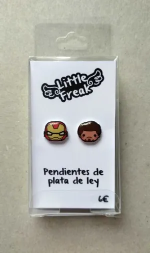 LITTLEFREAK. PAR PENDIENTES GUERRA MAQUINA / PERSONAJE 2 LITTLEFREAK. PAR PENDIENTES GUERRA MAQUINA / PERSONAJE 2