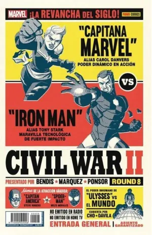 CIVIL WAR II #08 (PORTADA ALTERNATIVA)