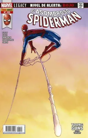 ASOMBROSO SPIDERMAN #143 NIVEL DE ALERTA: ROJO (PORTADA ALTERNATIVA)