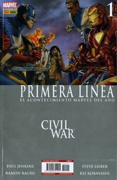 CIVIL WAR PRIMERA LINEA #001