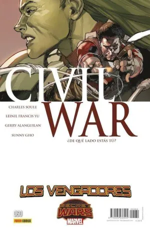 LOS VENGADORES VOL 4 #60 CIVIL WAR 3 A 5
