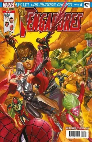 VENGADORES VOL 4 #091 MARVEL LEGACY. LOS MUNDOS CHOCAN 5