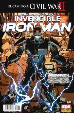 INVENCIBLE IRON MAN VOL 2 #070. EL CAMINO A CIVIL WAR II