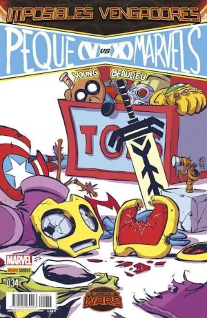 IMPOSIBLES VENGADORES #34. PEQUE V VS X MARVELS