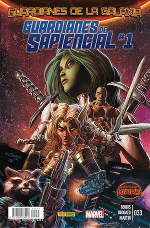 GUARDIANES DE LA GALAXIA VOL.2 #033: SECRET WARS. GUARDIANES DE SAPIENCIAL